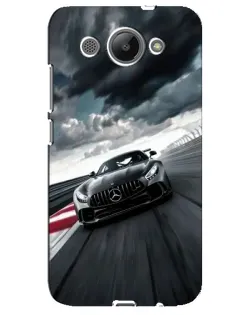 Чехол для Huawei Y3 2017 с картинкой «Гоночный Mercedes AMG»