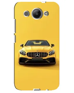 Чехол для Huawei Y3 2017 с картинкой «Желтый Mercedes GT»