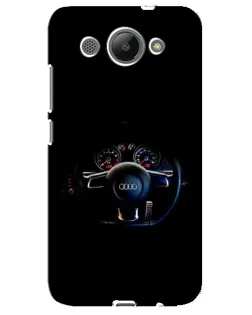 Чохол для Huawei Y3 2017 з картинкою «Салон Audi — кермо»