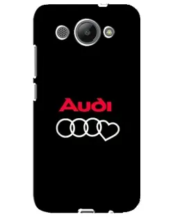 Чохол для Huawei Y3 2017 з картинкою «Логотип Audi Heart»