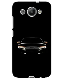 Чехол для Huawei Y3 2017 с картинкой «Audi — ночной контур»