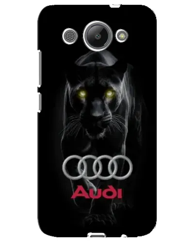 Чехол для Huawei Y3 2017 с картинкой «Пантера и Audi»