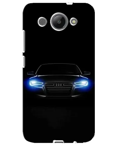 Чехол для Huawei Y3 2017 с картинкой «Audi в неоне»