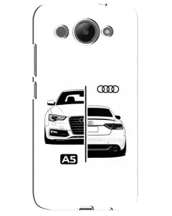 Чехол для Huawei Y3 2017 с картинкой «Audi — контрастный дизайн»