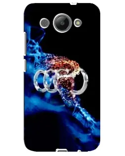 Чехол для Huawei Y3 2017 с картинкой «Энергия лого Audi»