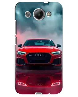 Чехол для Huawei Y3 2017 с картинкой «Audi RS — красный стиль»