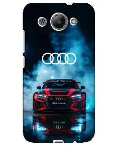 Чехол для Huawei Y3 2017 с картинкой «Audi Sport — неон»