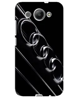 Чехол для Huawei Y3 2017 с картинкой «Audi — абстрактные кольца»
