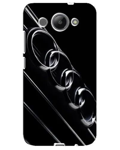 Чехол для Huawei Y3 2017 с картинкой «Audi — абстрактные кольца»