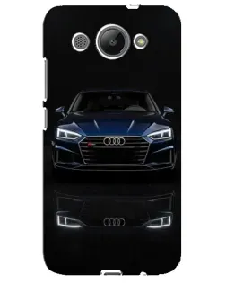 Чехол для Huawei Y3 2017 с картинкой «Audi — ночное отражение»