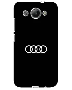 Чехол для Huawei Y3 2017 с картинкой «Audi White Logo»