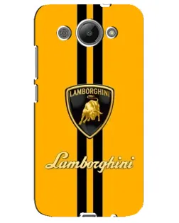 Чохол для Huawei Y3 2017 з картинкою «Lamborghini Stripe жовтий»