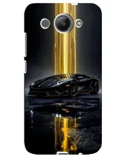 Чохол для Huawei Y3 2017 з картинкою «Нічний Lamborghini драйв»