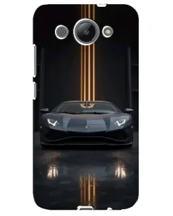 Чохол для Huawei Y3 2017 з картинкою «Lamborghini золоті лінії»