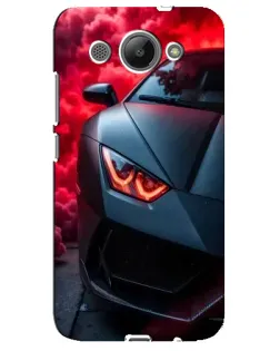 Чохол для Huawei Y3 2017 з картинкою «Lamborghini червоне сяйво»