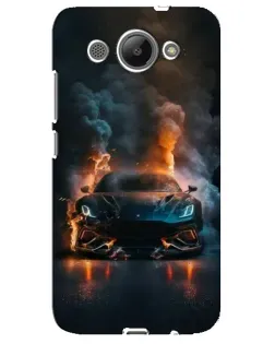 Чохол для Huawei Y3 2017 з картинкою «Lamborghini димна естетика»