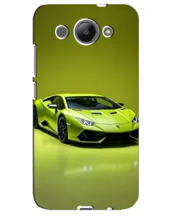 Чохол для Huawei Y3 2017 з картинкою «Салатовий Lamborghini Huracan»