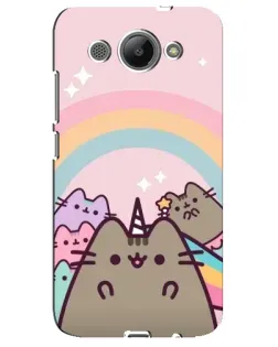 Чехол для Huawei Y3 2017 с картинкой «Единорог Pusheen»