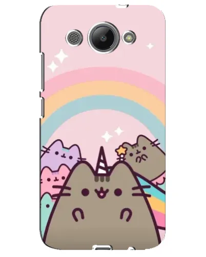 Чехол для Huawei Y3 2017 с картинкой «Единорог Pusheen»