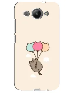 Чехол для Huawei Y3 2017 с картинкой «Пушин на шариках»