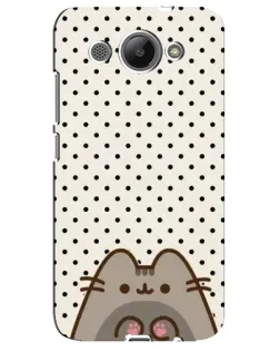Чехол для Huawei Y3 2017 с картинкой «Пушин в горошек»