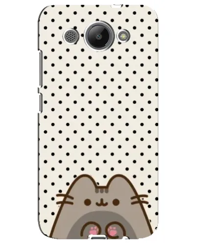 Чехол для Huawei Y3 2017 с картинкой «Пушин в горошек»