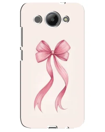 Чехол для Huawei Y3 2017 с картинкой «Розовый бант»