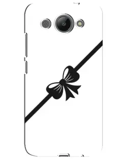 Чехол для Huawei Y3 2017 с картинкой «Диагональный бант»