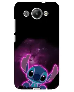 Чехол для Huawei Y3 2017 с картинкой «Неоновый Stitch»