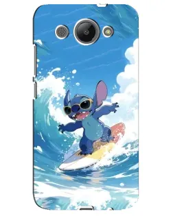 Чехол для Huawei Y3 2017 с картинкой «Стич на волне»