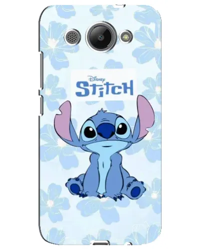 Чехол для Huawei Y3 2017 с картинкой «Stitch среди цветов»