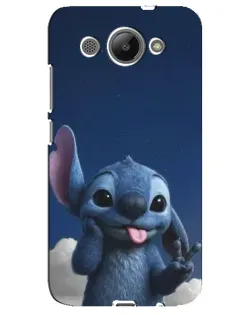 Чехол для Huawei Y3 2017 с картинкой «Стич в облаках»