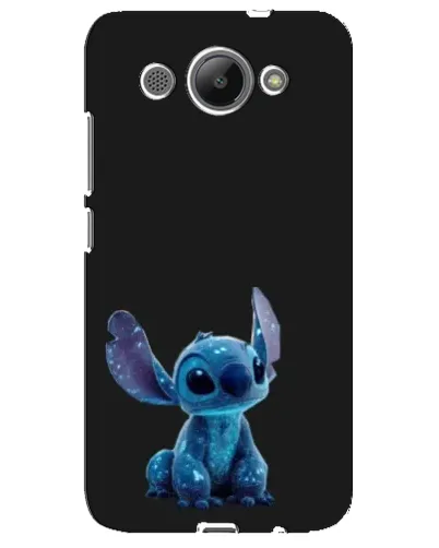 Чехол для Huawei Y3 2017 с картинкой «Стич на черном»