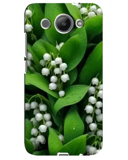 Чехол для Huawei Y3 2017 с картинкой «Ландыши в зелени»
