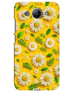 Чехол для Huawei Y3 2017 с картинкой «Ромашковое солнце»