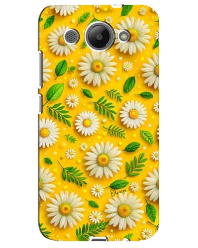 Чехол для Huawei Y3 2017 с картинкой «Ромашковое солнце»
