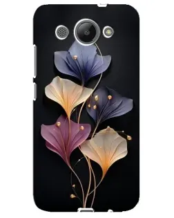Чехол для Huawei Y3 2017 с картинкой «Лиловые цветы грации»