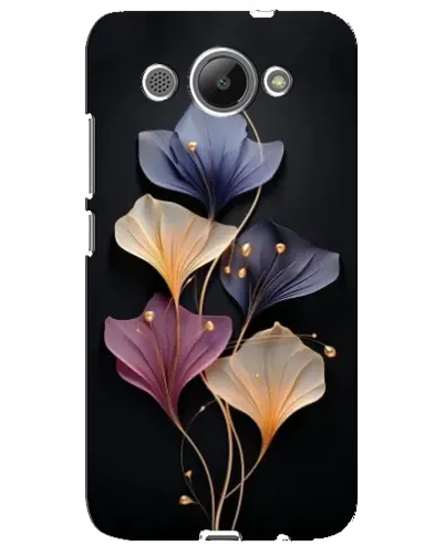 Чехол для Huawei Y3 2017 с картинкой «Лиловые цветы грации»