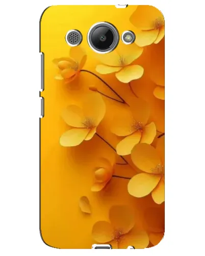 Чехол для Huawei Y3 2017 с картинкой «Золотые лепестки»