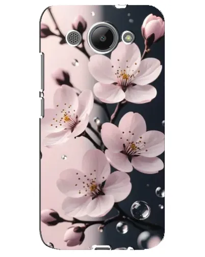 Чехол для Huawei Y3 2017 с картинкой «Нежная сакура и капли» Чехол для Huawei Y3 2017 с картинкой «Нежная сакура и капли»