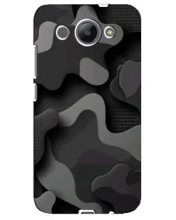 Чехол для Huawei Y3 2017 с картинкой «Темный абстрактный камуфляж» Чехол для Huawei Y3 2017 с картинкой «Темный абстрактный камуфляж»