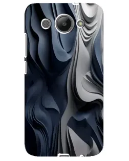 Чехол для Huawei Y3 2017 с картинкой «Объемные синие складки» Чехол для Huawei Y3 2017 с картинкой «Объемные синие складки»