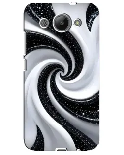 Чехол для Huawei Y3 2017 с картинкой «Черно-белая спираль» Чехол для Huawei Y3 2017 с картинкой «Черно-белая спираль»