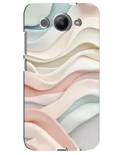 Чехол для Huawei Y3 2017 с картинкой «Пастельные нежные волны»