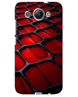 Чехол для Huawei Y3 2017 с картинкой «Красная глянцевая сетка»