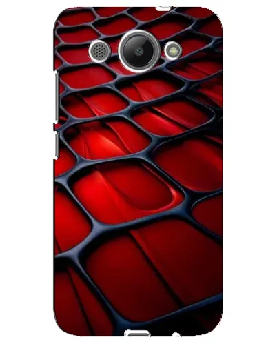 Чехол для Huawei Y3 2017 с картинкой «Красная глянцевая сетка»