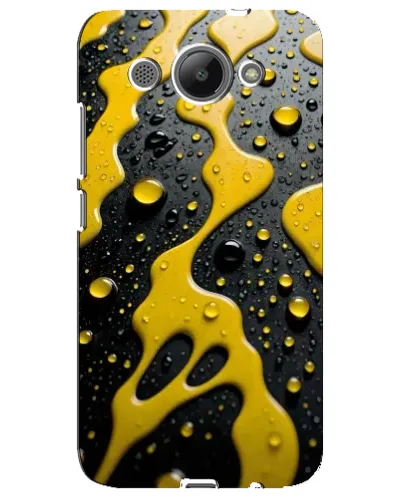 Чехол для Huawei Y3 2017 с картинкой «Жидкое желтое золото»