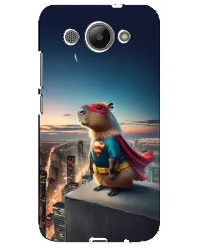 Чехол для Huawei Y3 2017 с картинкой «Капи-мен супергерой»