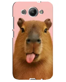 Чехол для Huawei Y3 2017 с картинкой «Капибара с языком» Чехол для Huawei Y3 2017 с картинкой «Капибара с языком»