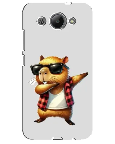 Чехол для Huawei Y3 2017 с картинкой «Капибара рэпер даб»